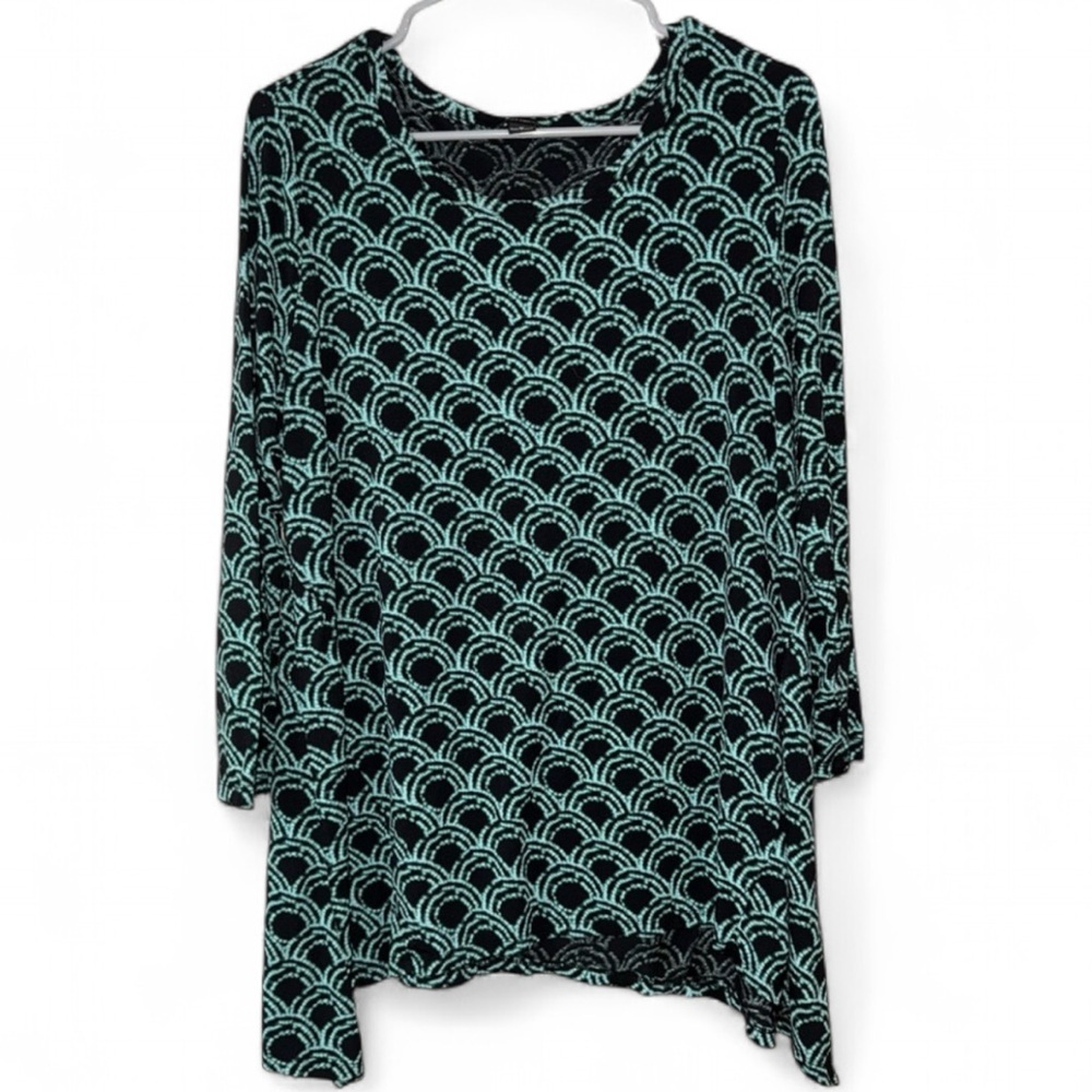 New Directions Scallops Essential Blouse, Size XL